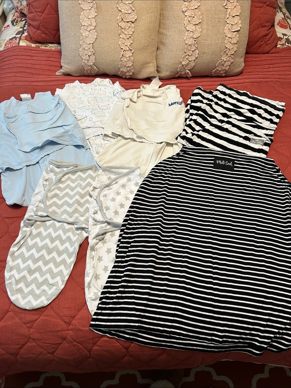 Swaddle and Nursing Cover Bundle